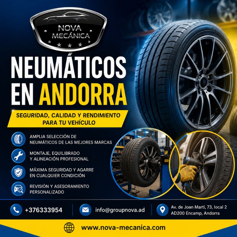 Nova Mecánica: Especialistas en Neumáticos en Andorra